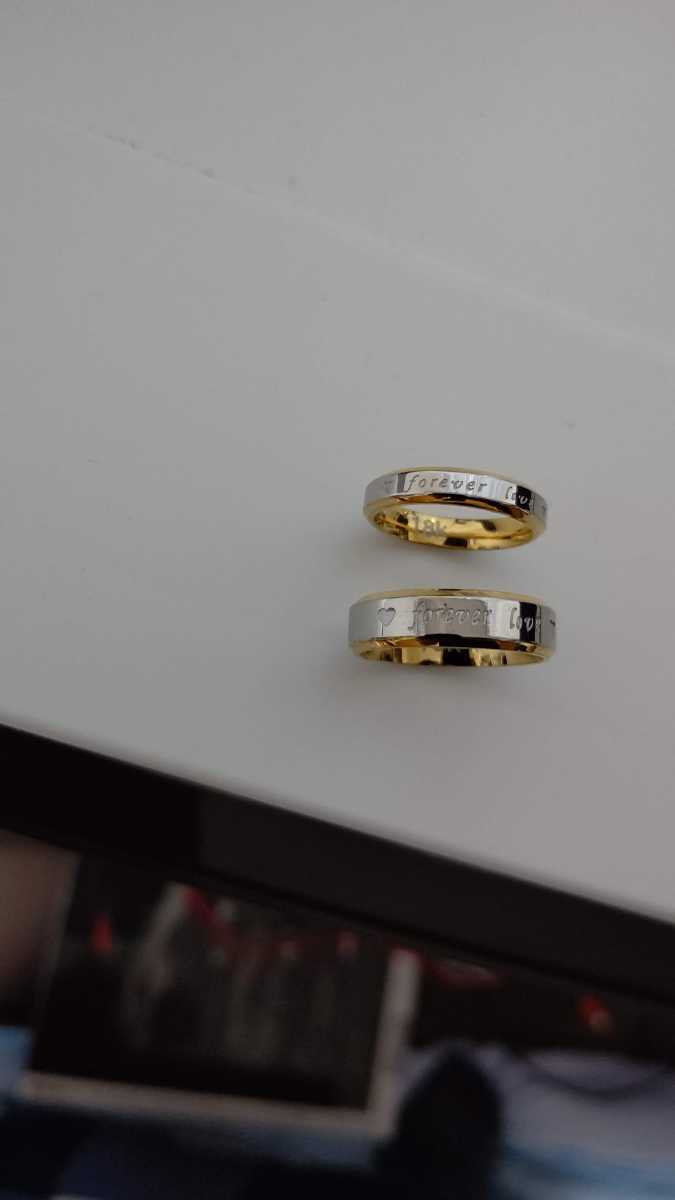 ペアリング　指輪　18K アクセサリー