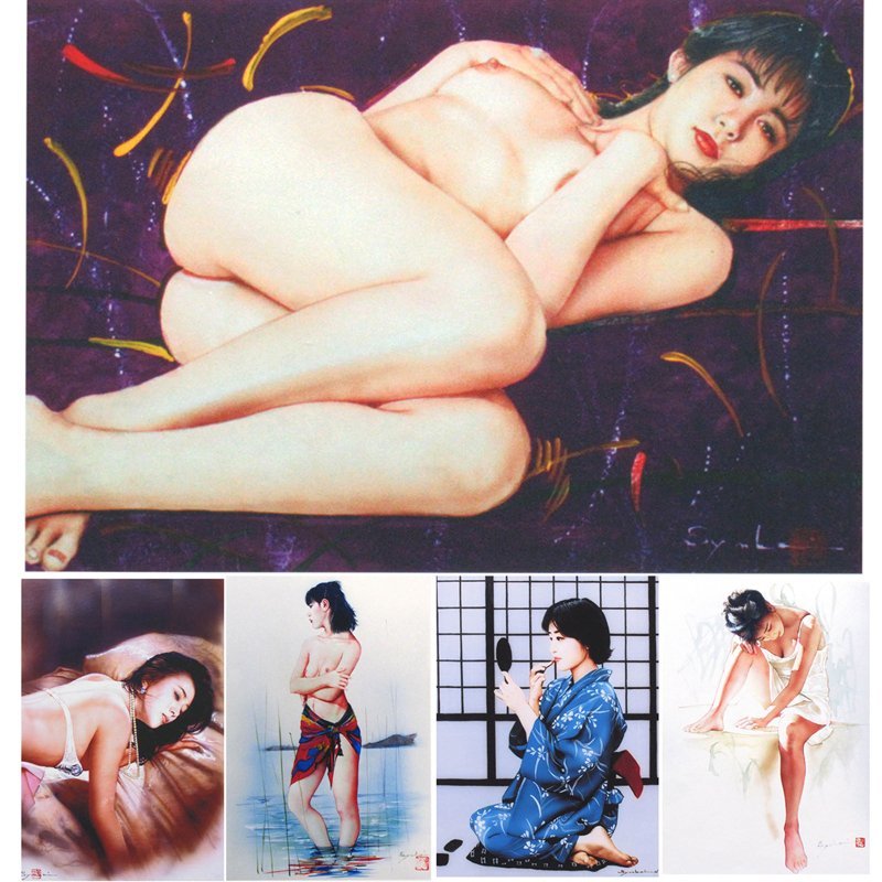 【限定セール，豊富な】 GINZA絵画館 西村春海 オフセット製版 遠い海 ほかシート５点組 裸婦 AC11Q4F9K4V8Z(グラフィック)｜売買されたオークション情報、yahooの商品情報をアーカイブ公開 - オークファン グラフィック