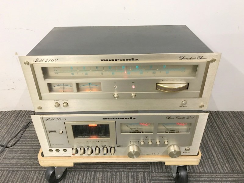 Marantz 2100 FM/AMチューナー 5010 カセットデッキ マランツ S0912