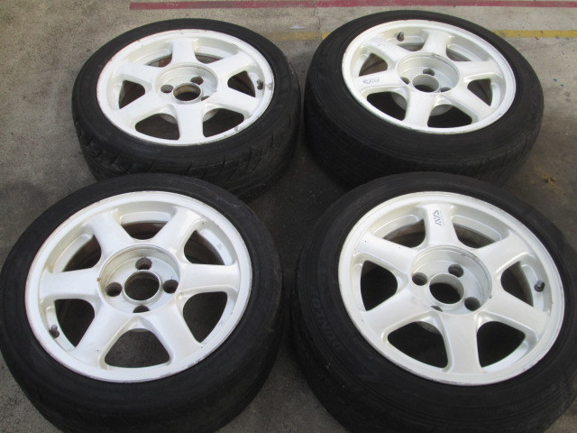 AVS ヨコハマ VS-6 シルビア 4穴 114.3 当時物 8J(社外品)｜売買され