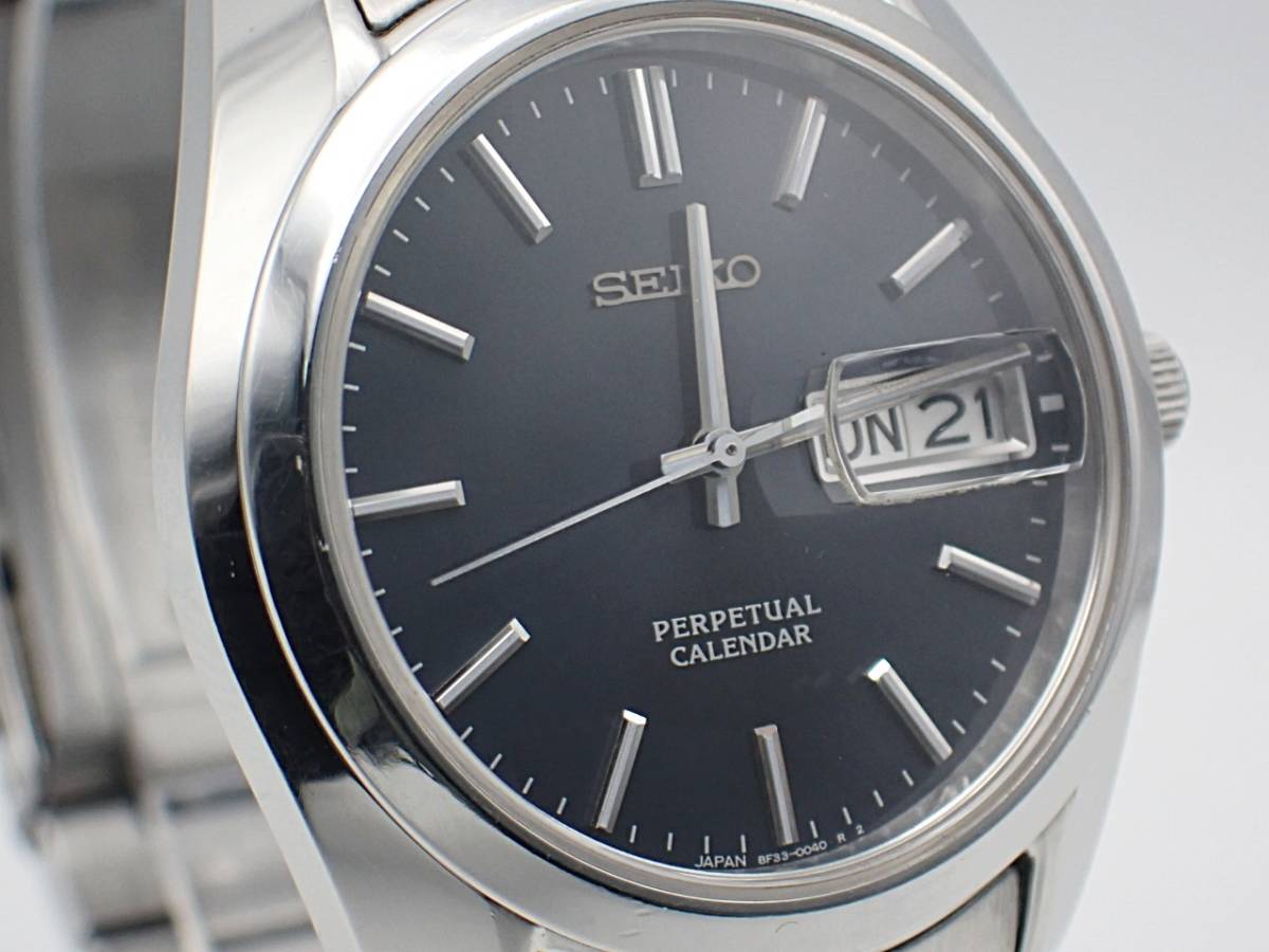 1円◇稼働品◇SEIKO セイコー 8F33-0040 パーペチュアルカレンダー 