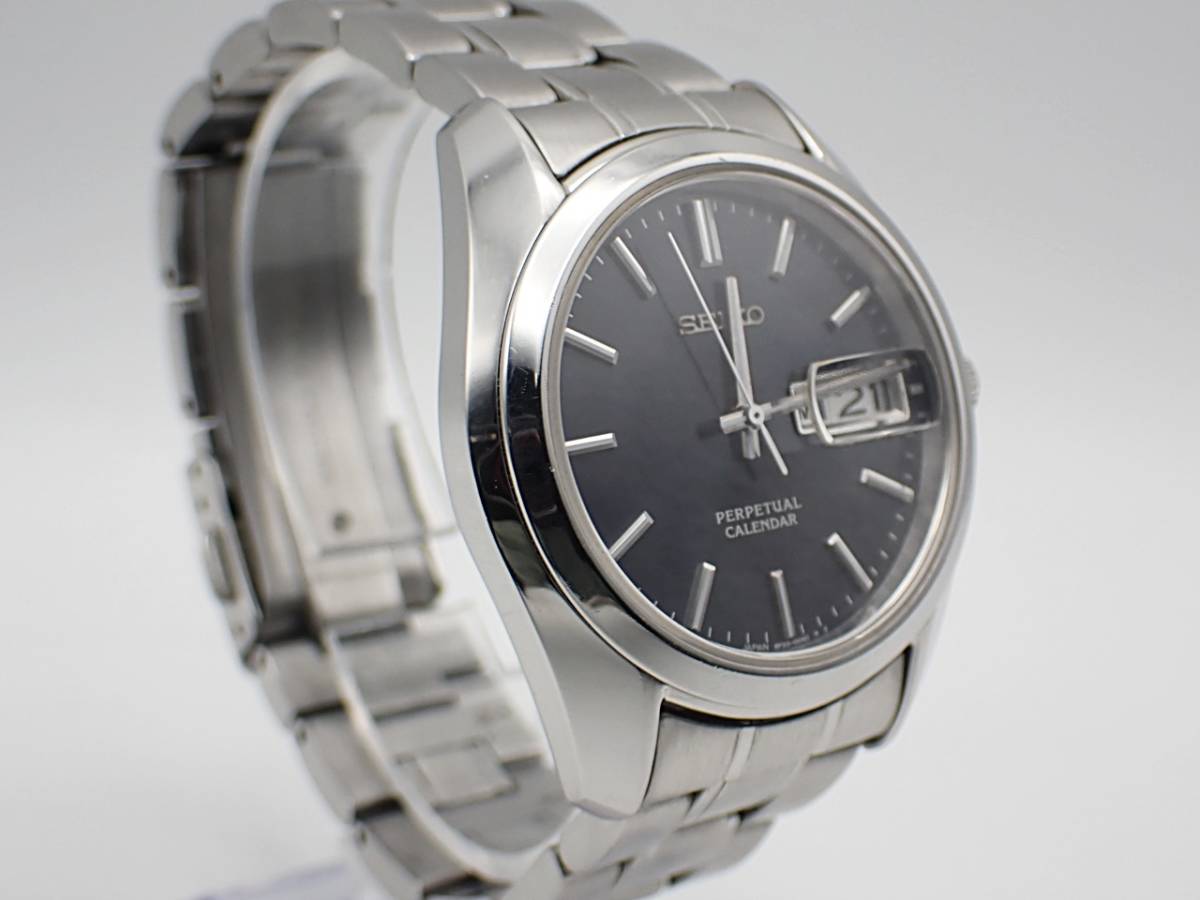 1円◇稼働品◇SEIKO セイコー 8F33-0040 パーペチュアルカレンダー 