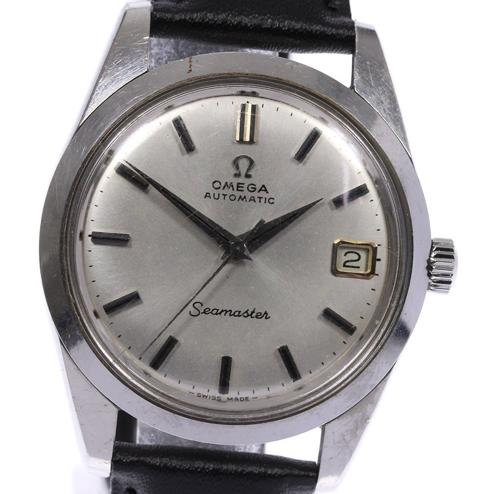 【OMEGA】オメガ シーマスター cal.562 ヴィンテージ デイト リダンダイヤル 166.010 自動巻き メンズ【ev20】