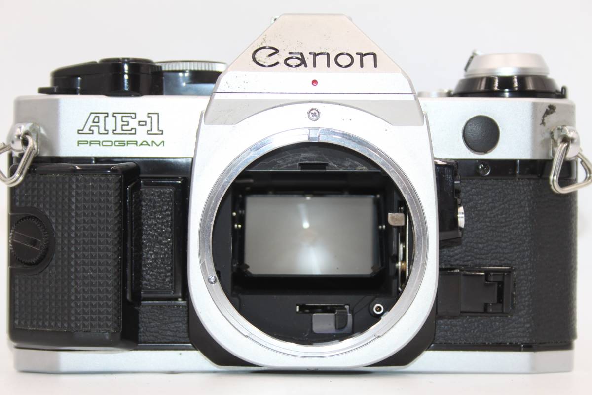 シャッター鳴き無し 外観良好＆動作確認済み Canon AE-1 PROGRAM ＋ FL 50mm F1.4 フィルター他付き 返品可 #OP0921