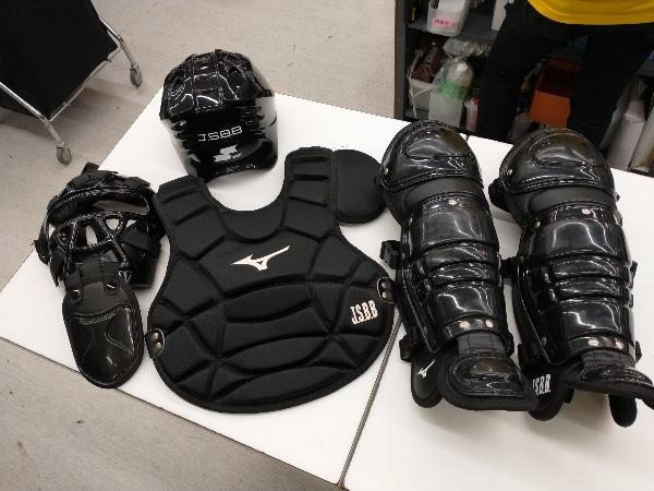 MIZUNO 軟式少年野球 キャッチャー防具一式/ メットのみSSK/ 中古品 