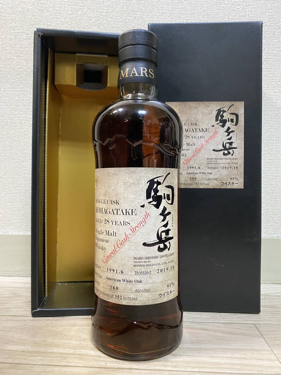 No.160 AGED YEARS シングルカスク駒ヶ岳 0 1 ジャパニーズ 駒ヶ岳 28 