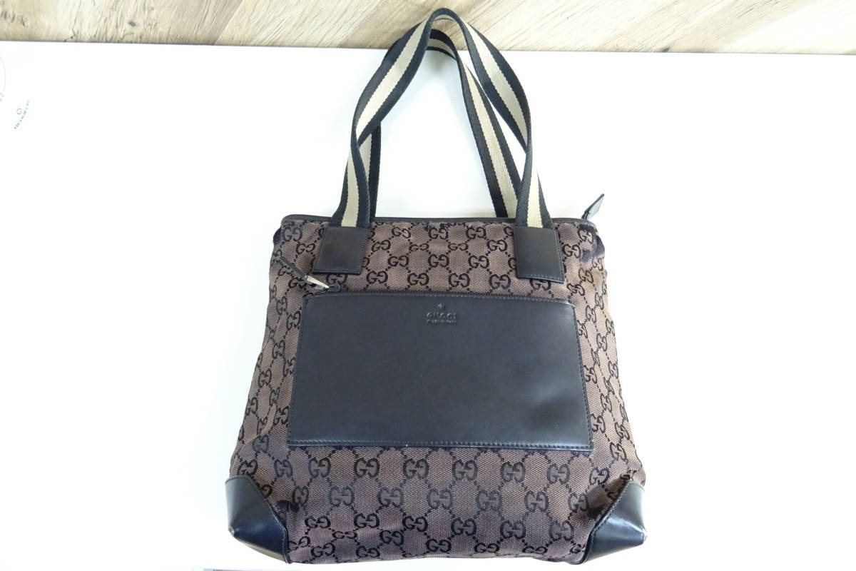 グッチ GGキャンバス 美品 トートバッグ GUCCI ブラック 黒 ゴールド金具 バッグGUCCI | GG GGスプリーム ggキャンバス グッチ(GUCCI) 通販・人気ランキング ・ベージュ＆ブラウン
