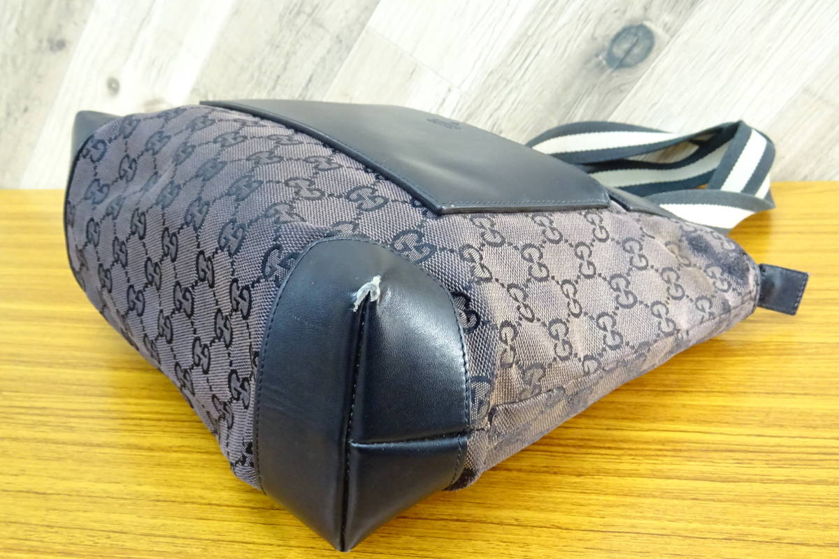 グッチ GGキャンバス 美品 トートバッグ GUCCI ブラック 黒 ゴールド金具 バッグGUCCI | GG GGスプリーム ggキャンバス グッチ(GUCCI) 通販・人気ランキング ・ベージュ＆ブラウン