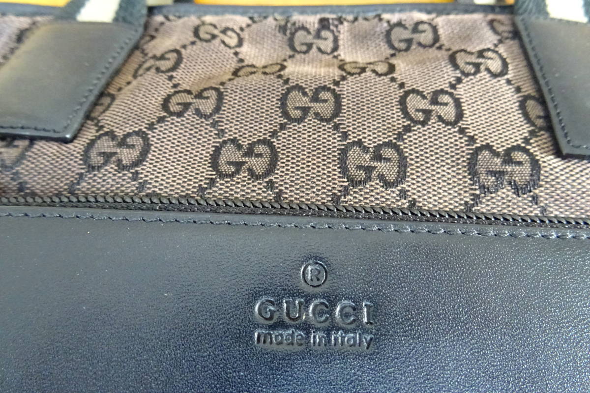 グッチ GGキャンバス 美品 トートバッグ GUCCI ブラック 黒 ゴールド金具 バッグGUCCI | GG GGスプリーム ggキャンバス グッチ(GUCCI) 通販・人気ランキング ・ベージュ＆ブラウン