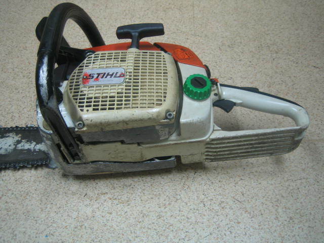 ジャンク品・スチール028AVチェンソー□ガイドバー400mm  