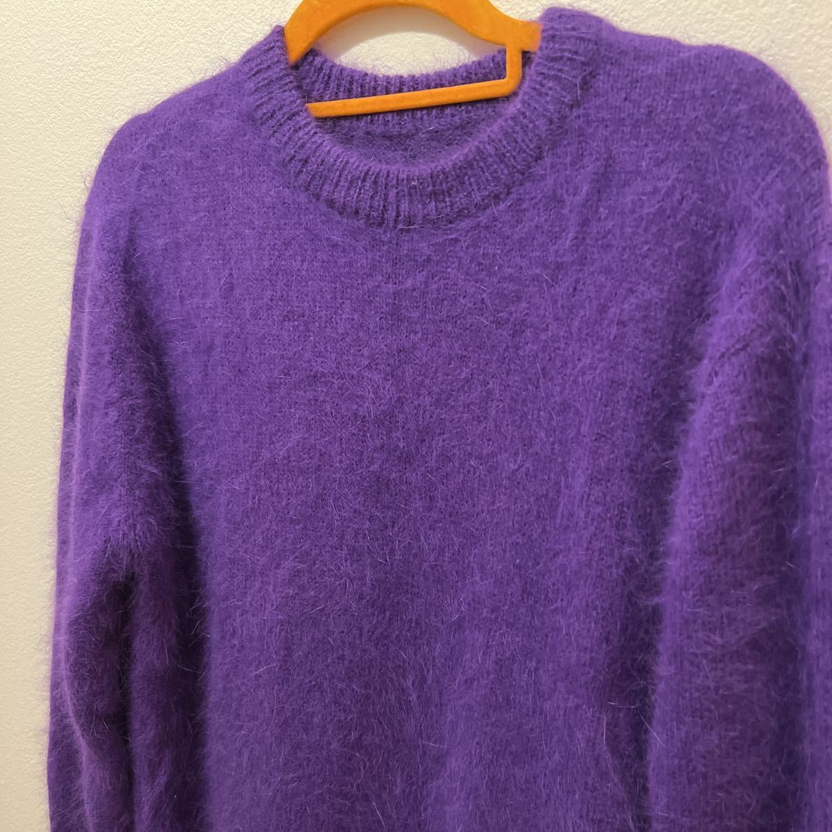 【低価，SALE】 SOPHNET/ソフ/モヘアニット/クルーネックニット/22/秋冬/ニットセーター/AW/uniform experiment/fcrb/藤原ヒロシ/パープル/ /(長袖シャツ)｜売買されたオークション情報、yahooの商品情報をアーカイブ公 男性用