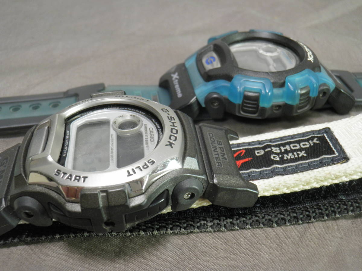 CASIO G-SHOCK 中古2点／ X-treme DW-004/ G′MIX DWM-100／電池交換 