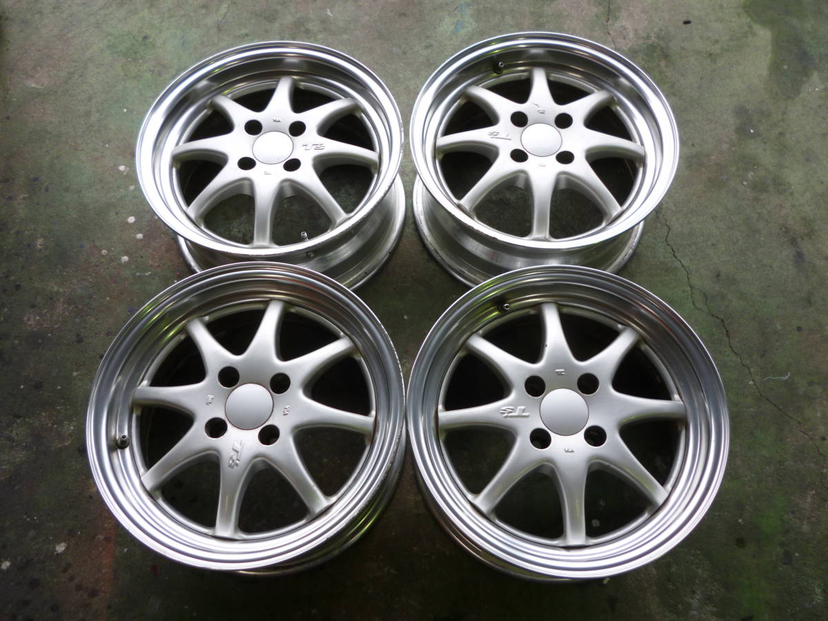 旧車 当時物？ 深リム 6.5J 4H-100 +35 NA NB ロド 他