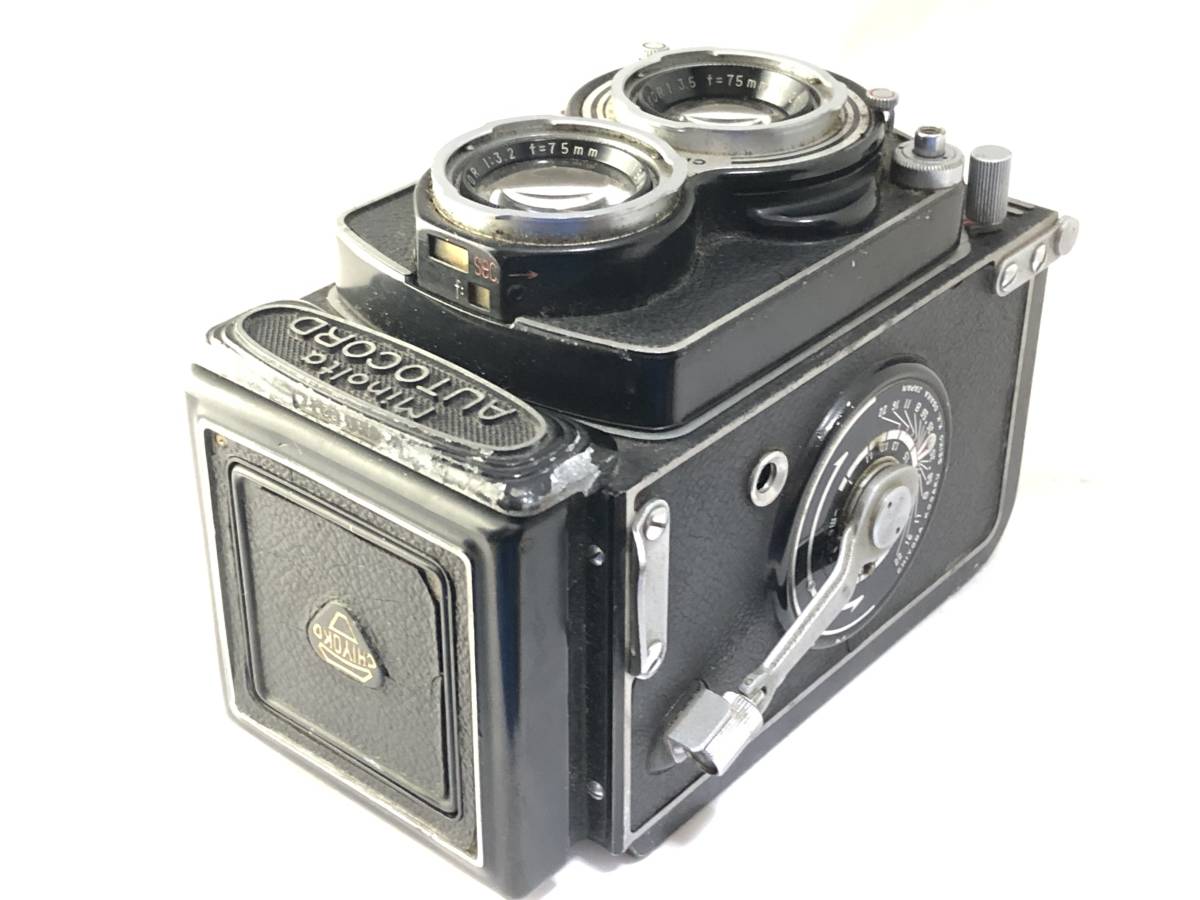 格安，100%新品 ☆現状品☆ ミノルタ MINOLTA AUTOCORD 75mm F3.5 #2581