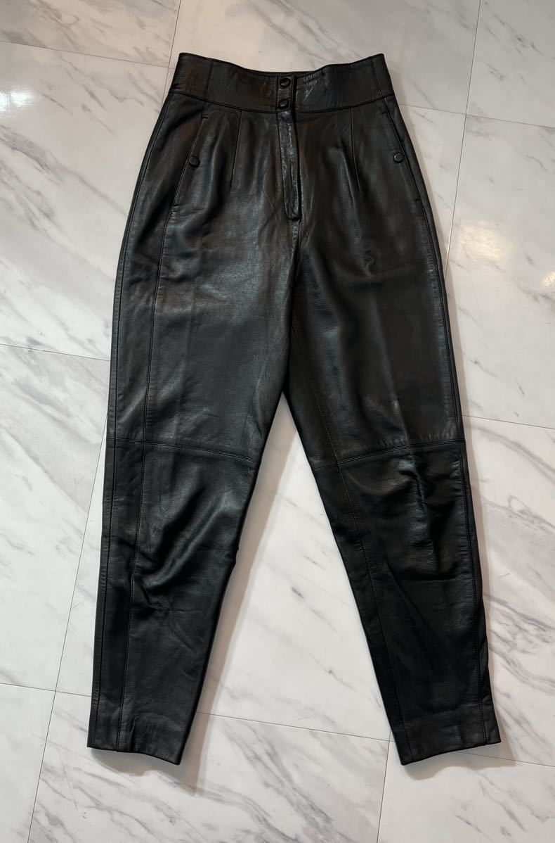 激レア 希少 名作 美品 TRUSSARDI 80s 90s vintage テーラード ナッパ 