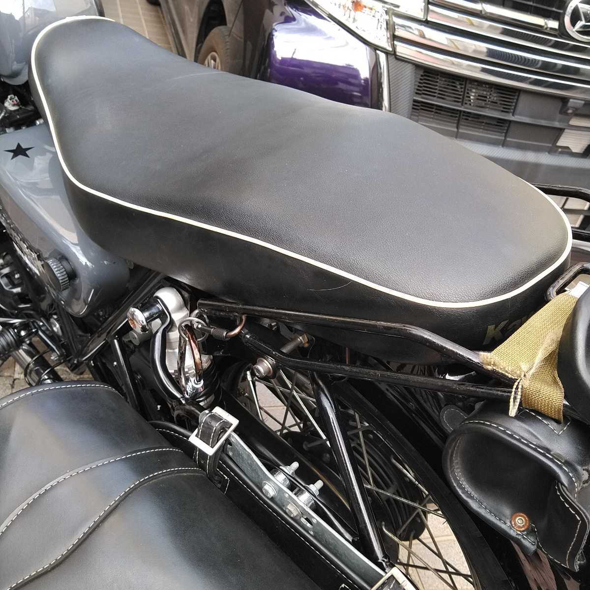 w800 w650 純正シート メグロ W800 W650 メグロ K3 純正シート 19年