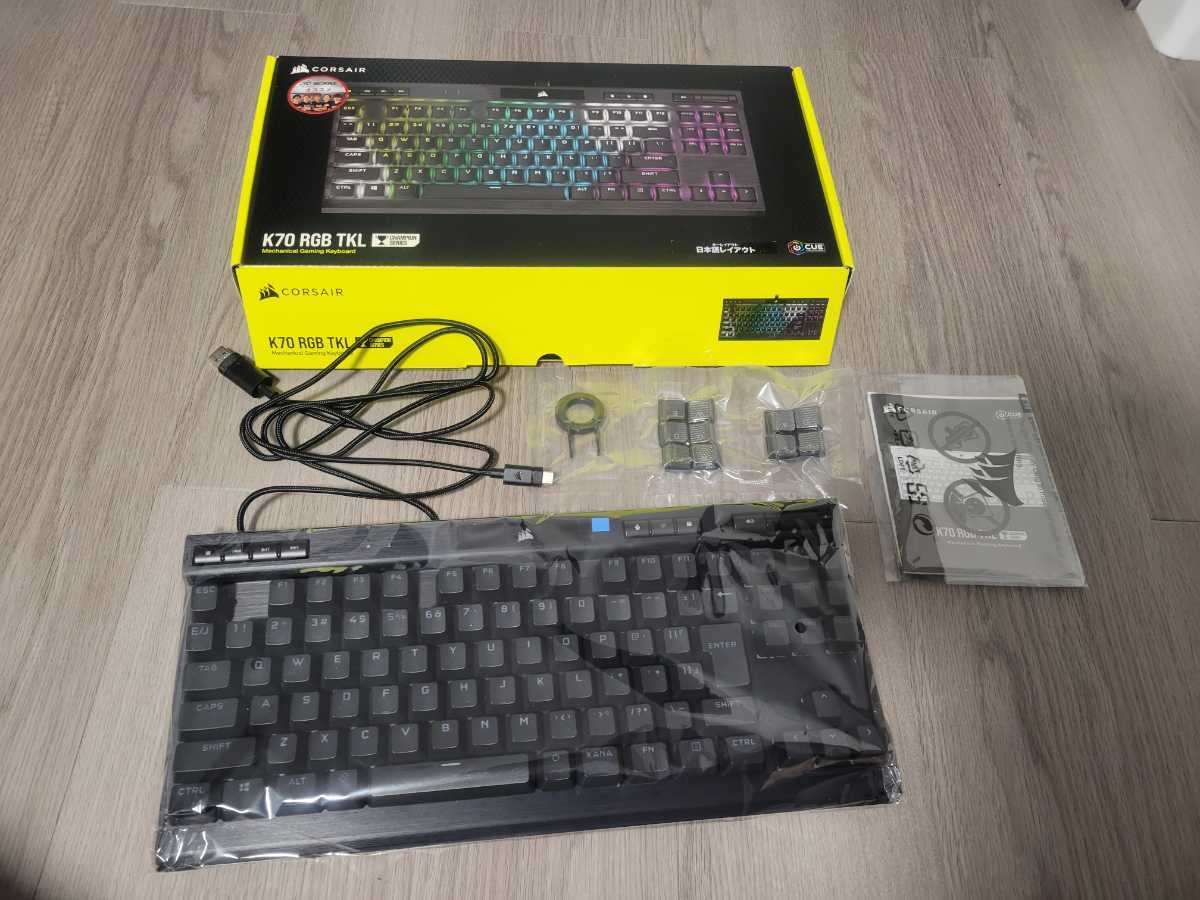赤字超特価，爆買い コルセア K70 RGB TKL ゲーミング キーボード CH-9119010-JP(USBキーボード)｜売買されたオークション情報、yahooの商品情報をアーカイブ公開 - オークファン USBキーボード
