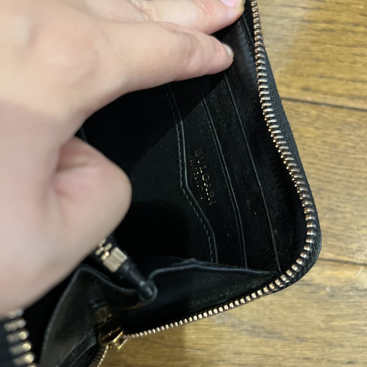 ブルガリ BVLGARI ビーゼロワン 長財布 ラウンドファスナー - ラウンド 