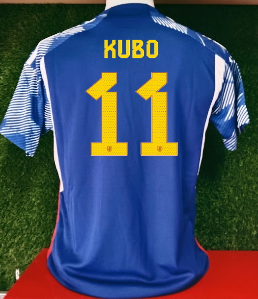 日本代表 2022W杯 adidas ホームユニ 久保建英 #11 Lサイズ 0 久保 1 建英