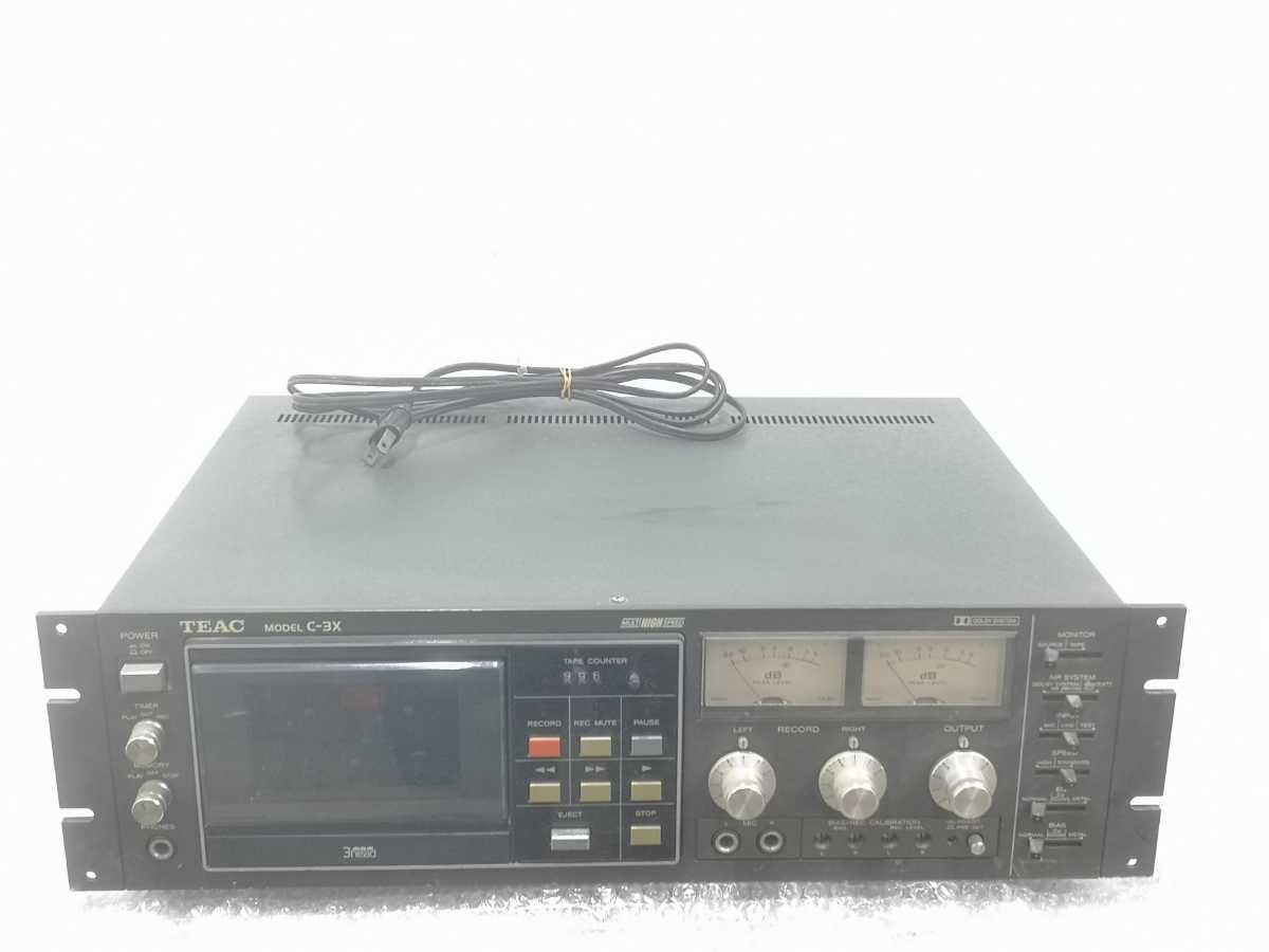 TEAC C-3X カセットデッキ ジャンク TEAC カセットデッキ C-3X