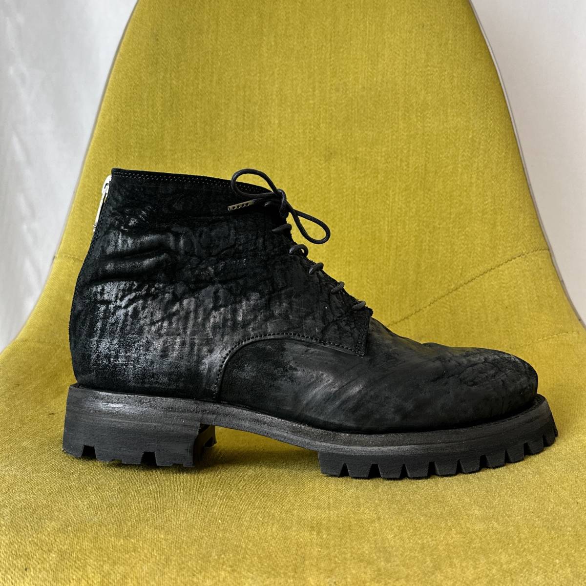 未使用 Portaille ポルタユ Cordovan split Backzip Boots コードバン