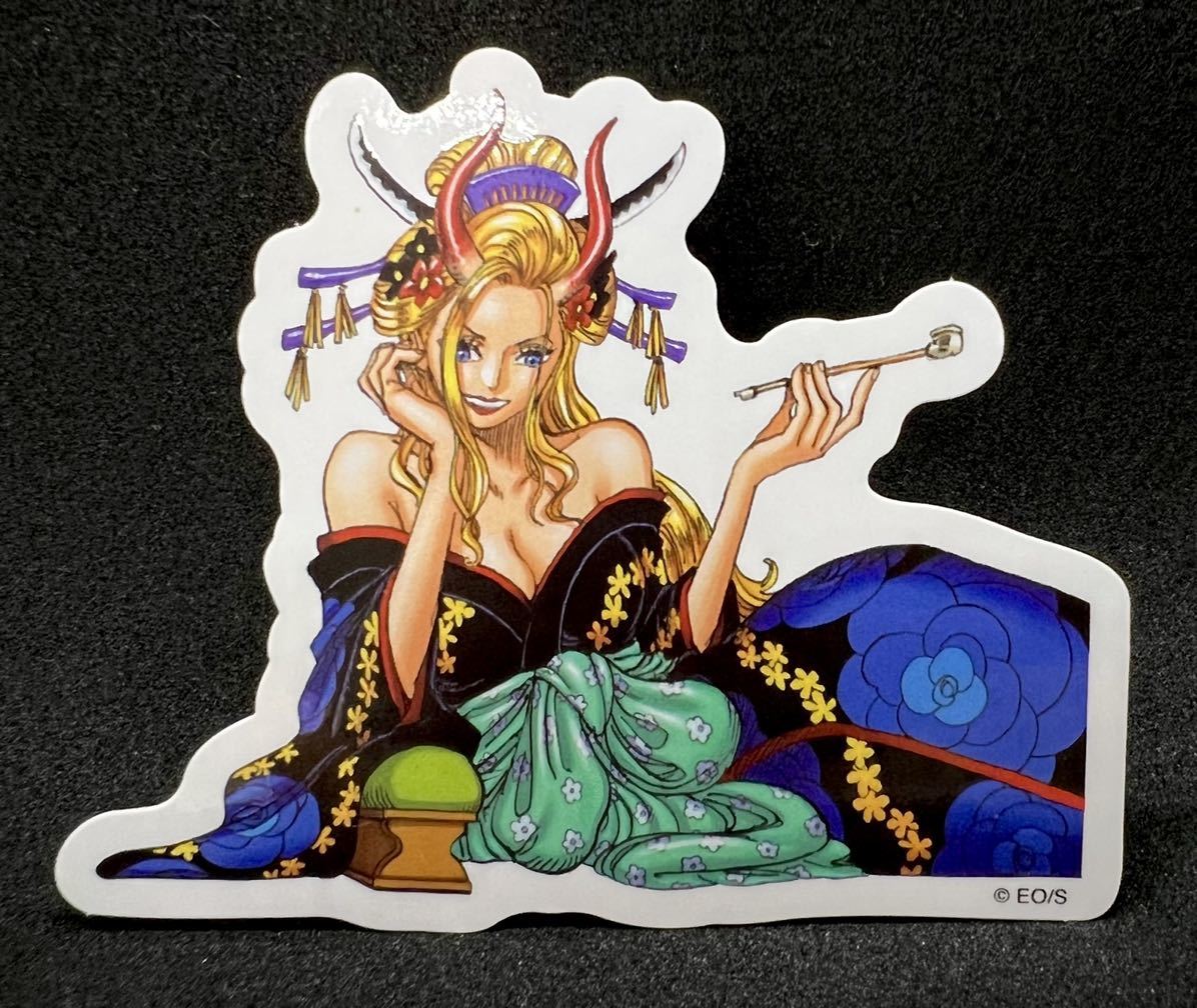 ステッカー ブラックマリア【新品・未使用】 公式 原画ステッカー MeettheOnepiece 限定 ワンピース ONEPIECE 原画 百獣海賊団 飛び六胞_1