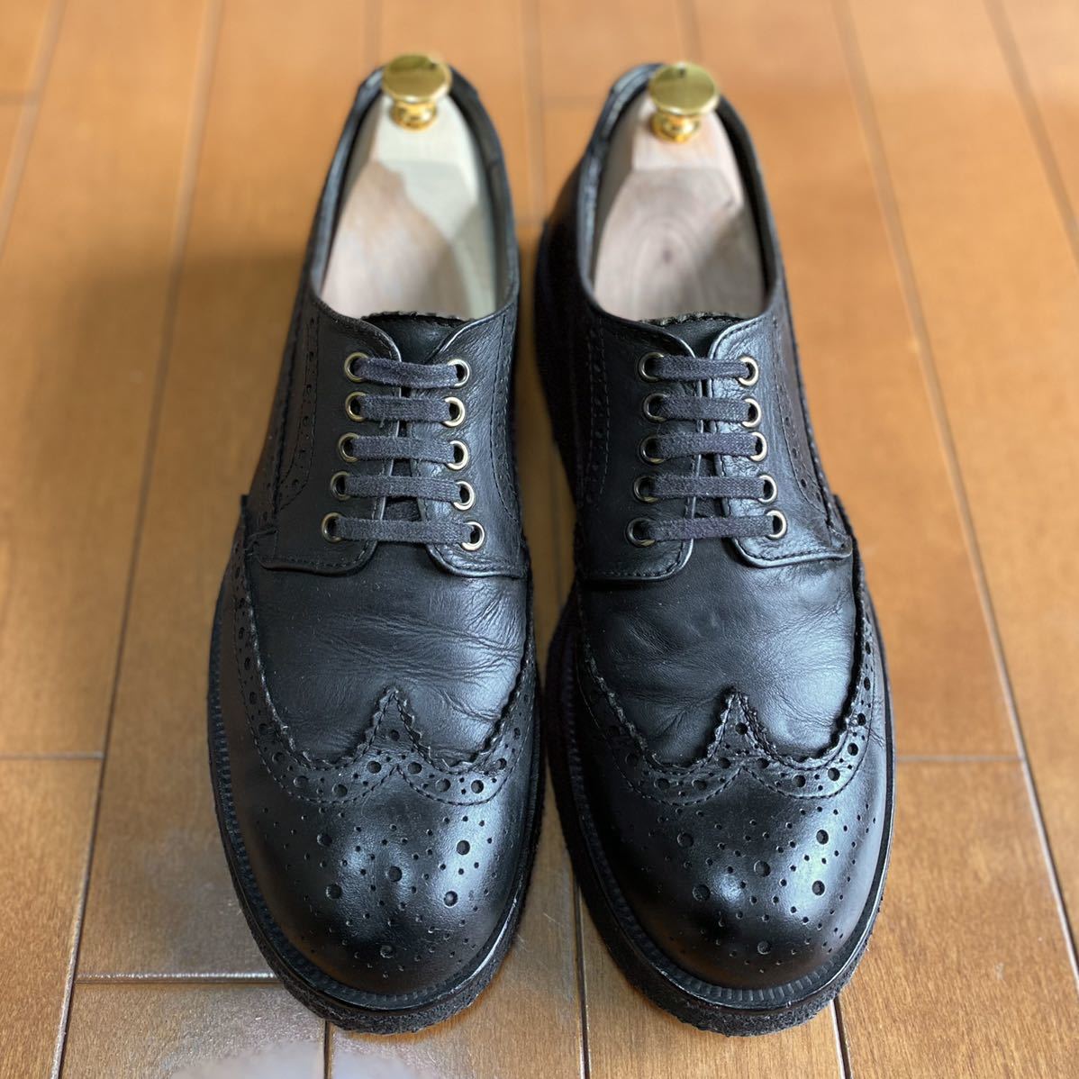 品質保証，正規保証 定価39 600円 パドローネ&times;STUDIOUS ウイングチップ ラバーソール 42 27cm 27.5cm 日本製 革靴 レザー メンズ ステュディオス padrone(メンズシューズ)｜売買されたオークション情報、yahooの商品情 その他