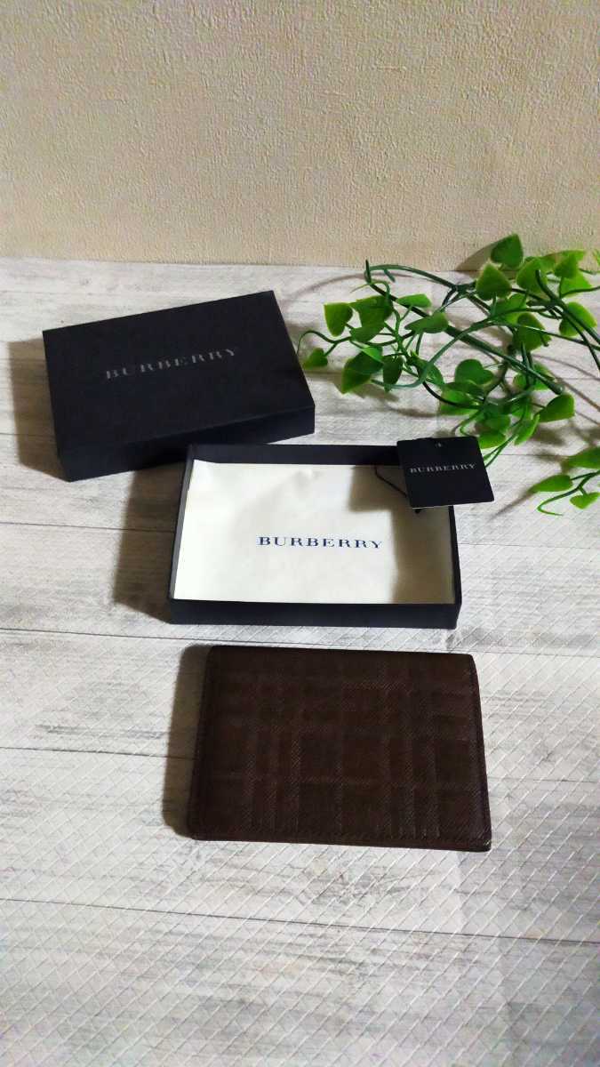 極美品 BURBERRY バーバリー パスケース カードケース 定期入れ