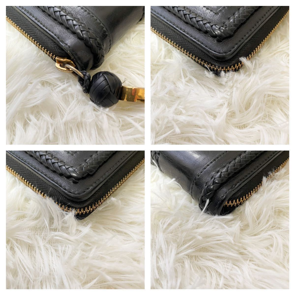 【美品】グッチ GUCCI ウーブンウェブ ジップ ウォレット 長財布 廃盤品/付属品あり極美品】GUCCI ウーブンウェブ 刺繍 グッチ 長財布