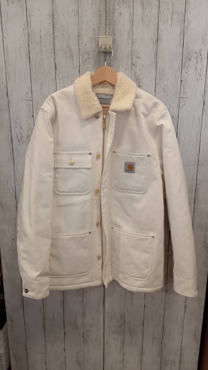  Carhartt カーハート カバーオール ホワイト 内側ボア 5661 コットン Ｍ(ジャンパー、ブルゾン)｜売買されたオークション情報、yahooの商品情報をアーカイブ公開 - オークファン 男性用