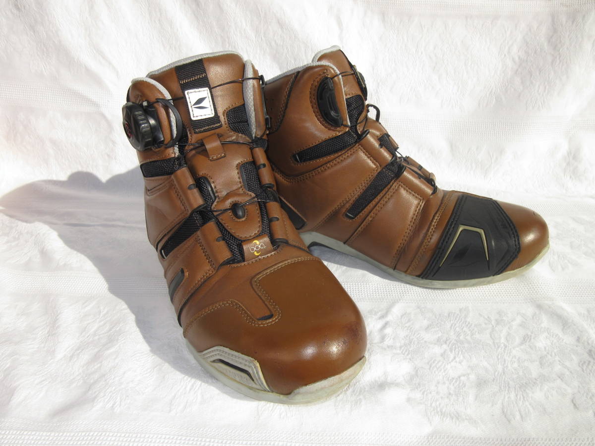 中古品 RSタイチ RS TAICHIDRYMASTER BOA ライディングシューズ 25,5cm 