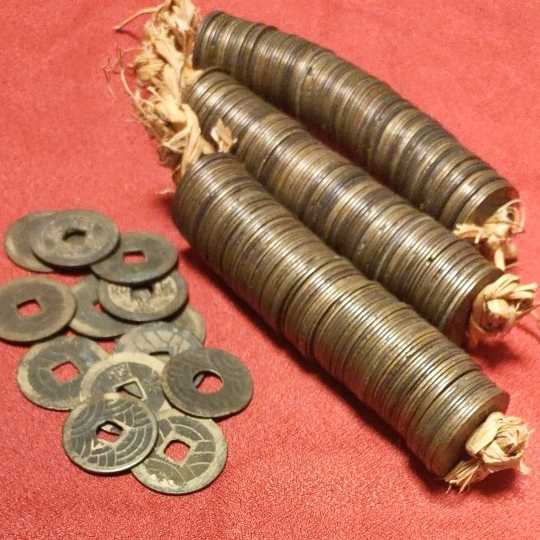 古銭 約300枚 束 寛永通宝 四文銭 寛永通寳 日本古銭 銭