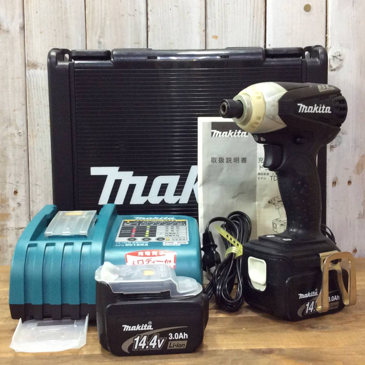 AH-9125】中古美品 マキタ makita 充電式インパクトドライバ 14.4V3 