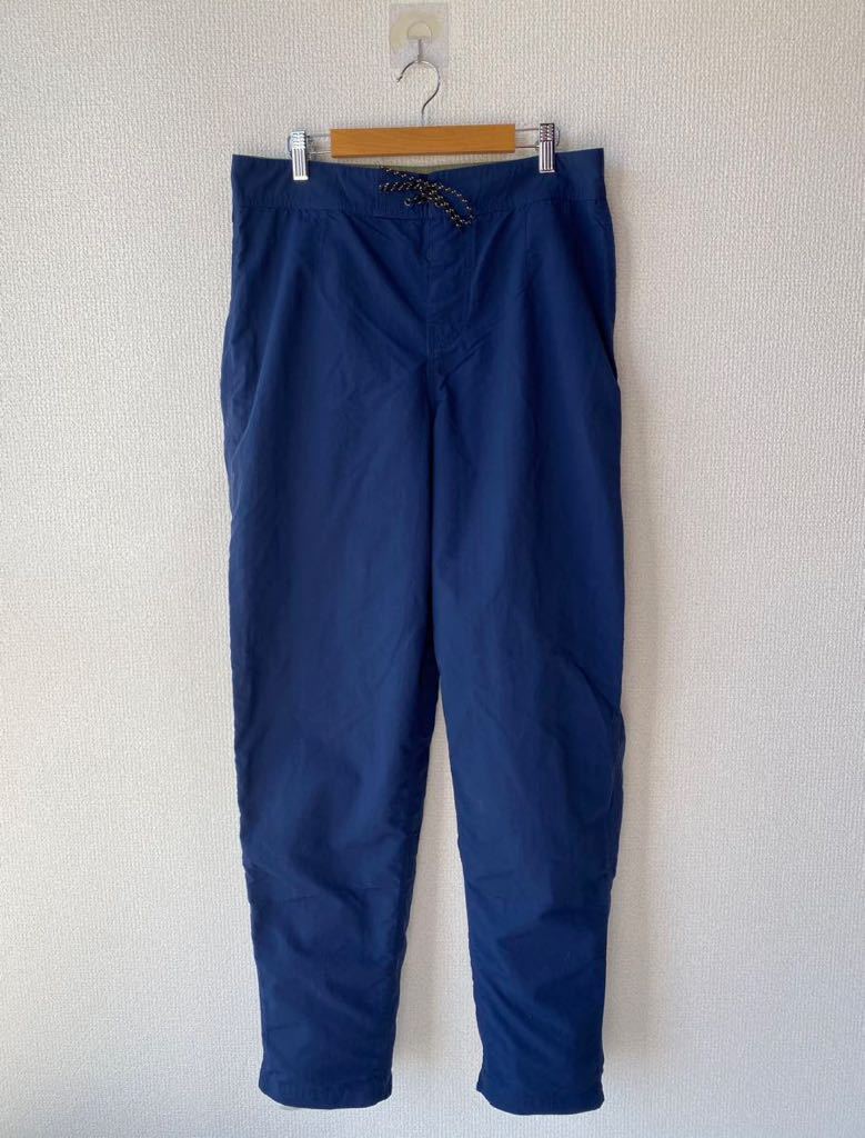 90s Patagonia ナイロン パンツ 32 テーパード ネイビー パタゴニア