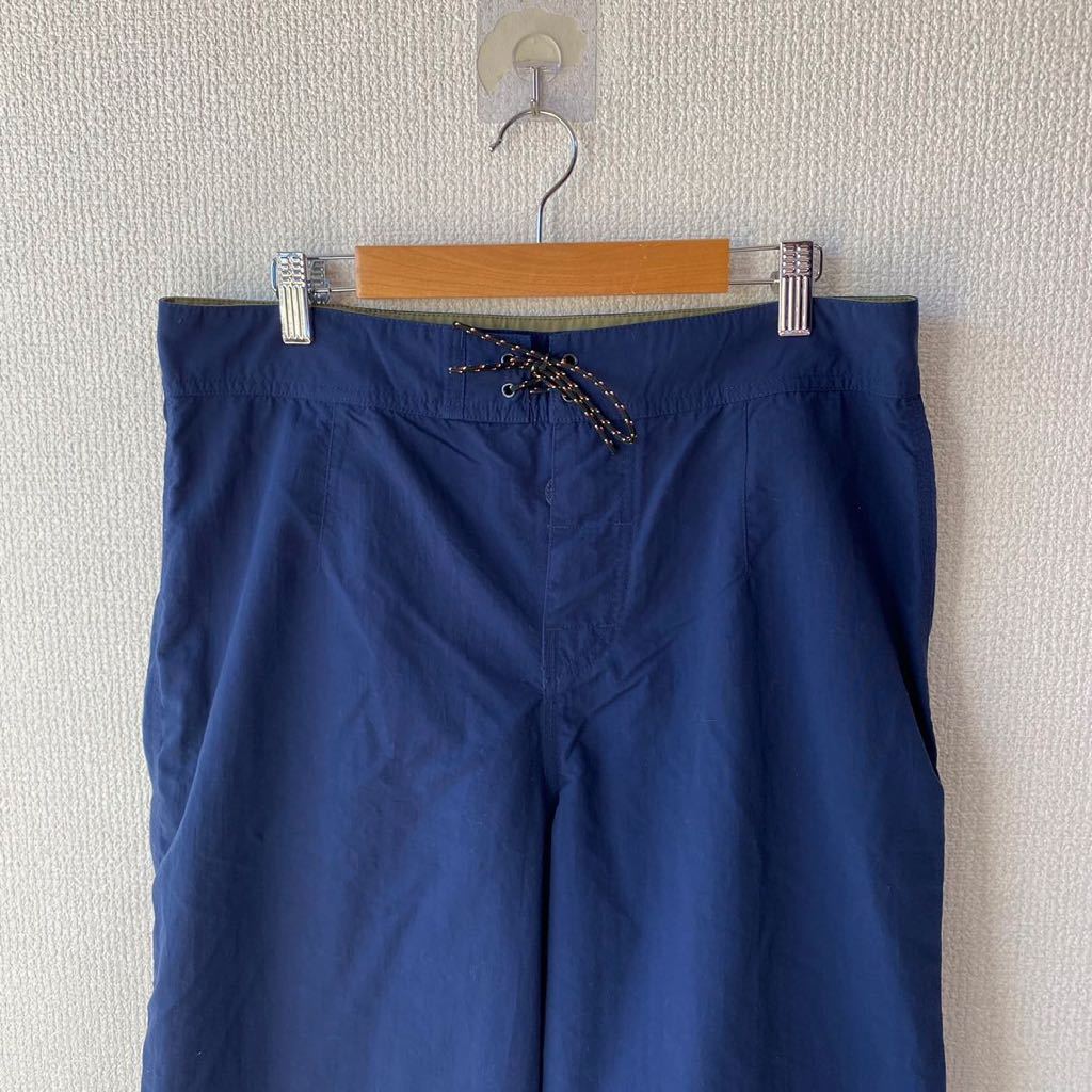 90s Patagonia ナイロン パンツ 32 テーパード ネイビー パタゴニア
