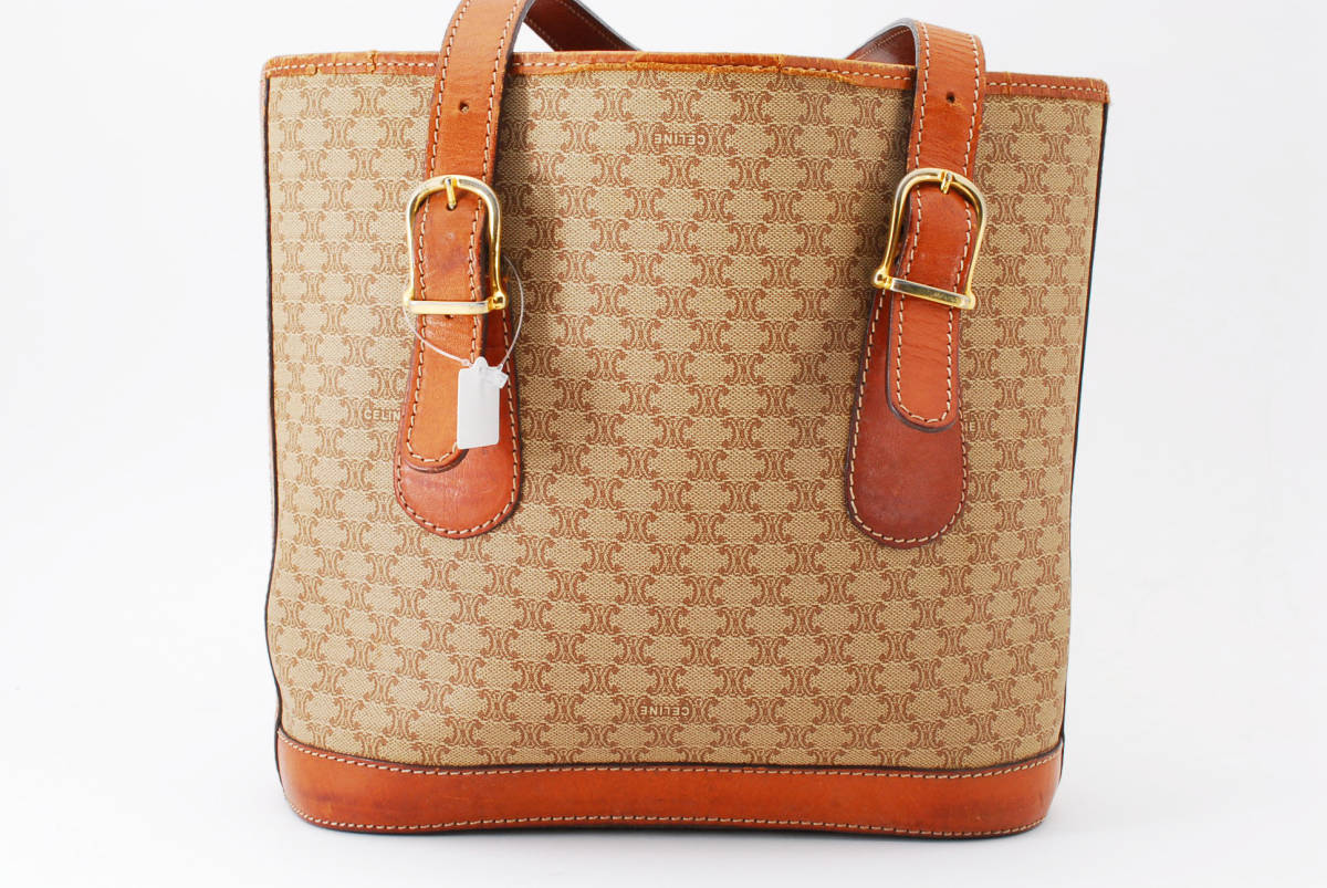 1円スタート】CELINE ヴィンテージ セリーヌ マカダム コーティング