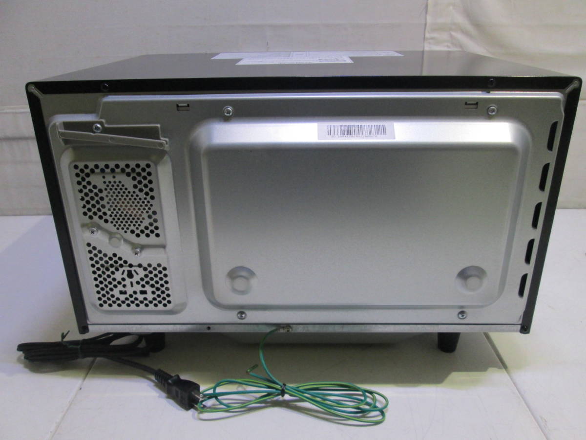 YK221129　YAMAZEN 山善 YRK-F251SV(B) オーブンレンジ 電子レンジ 2018年製 フラットタイプ