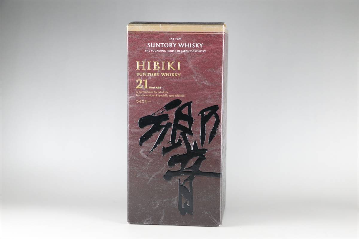 空瓶 箱付き ディスプレイ用 サントリー 響 ウイスキー 21年 HIBIKI 