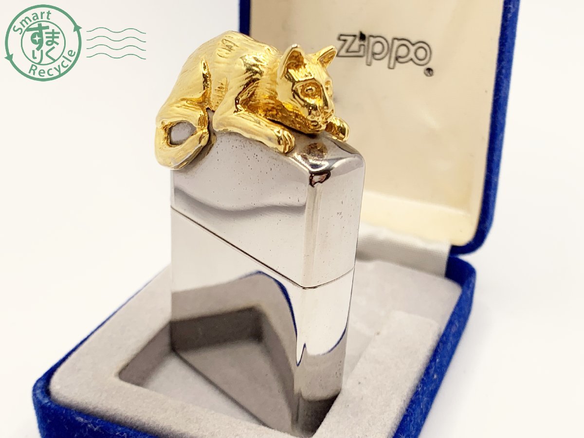 11410674 ☆ ZIPPO ジッポー オイルライター シルバー ゴールド 