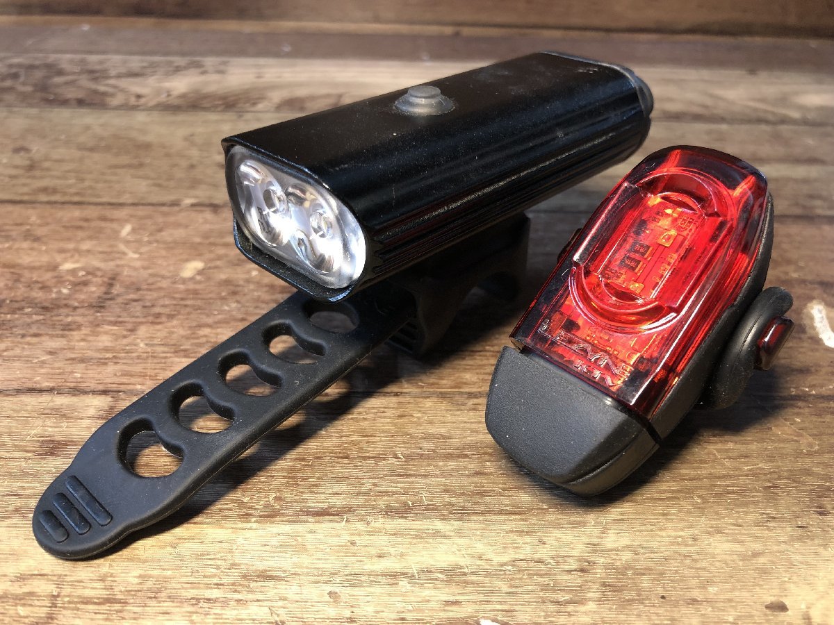 GD062 レザイン LEZYNE ライトドライブ LITE DRIVE 800XL /KTV 75 PRO ライトセット 動作確認済み