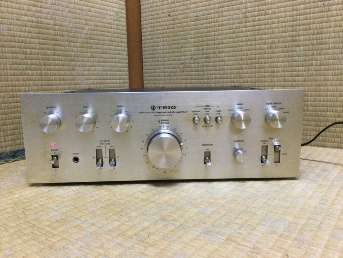 TRIO（トリオ）KA-7300 ステレオプリメインアンプ TRIOトリオKA―7300プリメインアンプレトロ