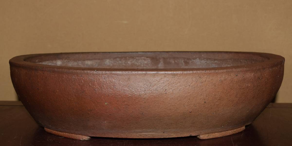 中国古盆器＜清代・紫泥☆時代乗り抜群☆実用銘鉢・仕上がり抜群 中国 