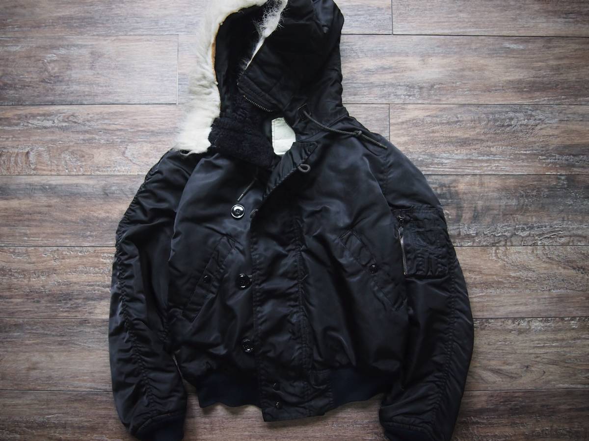 ALPHA N-2B 黒 ブラック Lサイズ アルファ ALPHA INDUSTRIES INC. N-2B