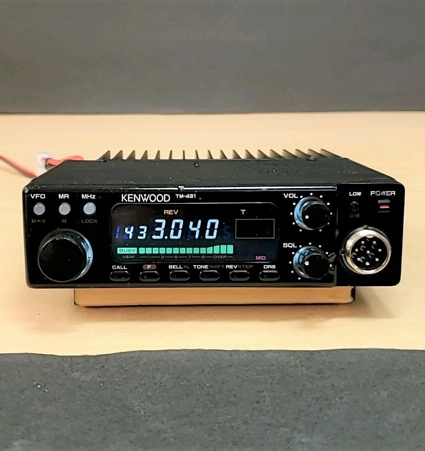ケンウッド製　TM-431S 433Mhz ハイパワーモービル機　中古品 TM-431S ハイパワー ケンウッド製 433Mhz ハイパワーモービル機 中古品