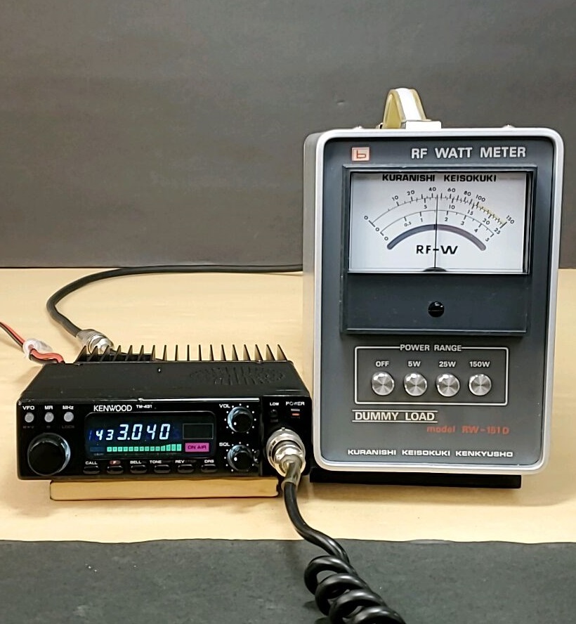 TM-431S ハイパワー ケンウッド製 433Mhz ハイパワーモービル機 中古品