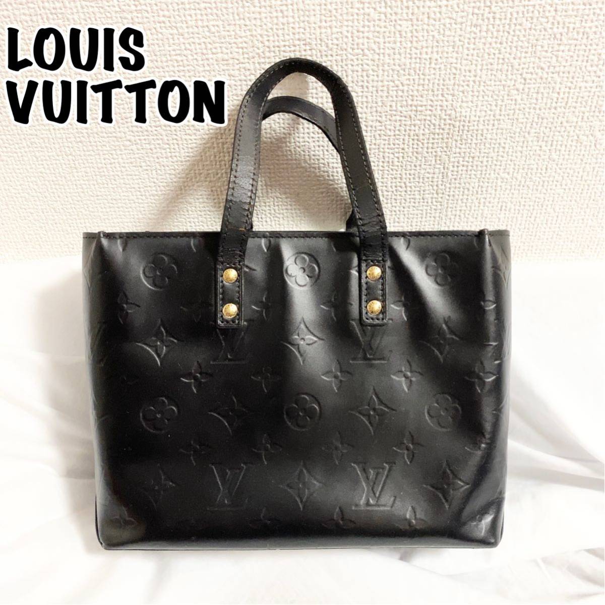 LOUIS VUITTON リードPM ハンドバッグ ヴェルニ モノグラム ヴェルニ 