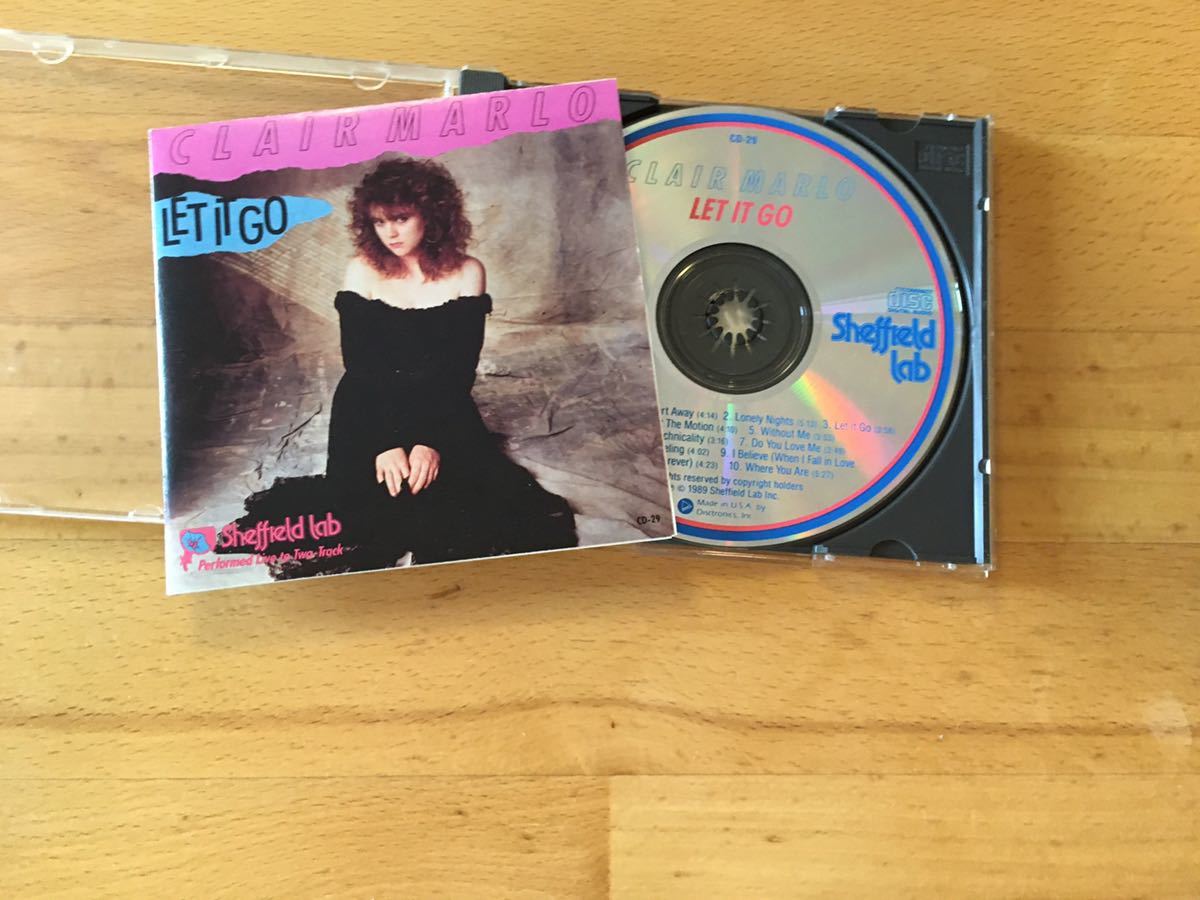 Let It Go Clair Marlo - – CLAIR GO IT (Gold CD) CD | 0 PRESS