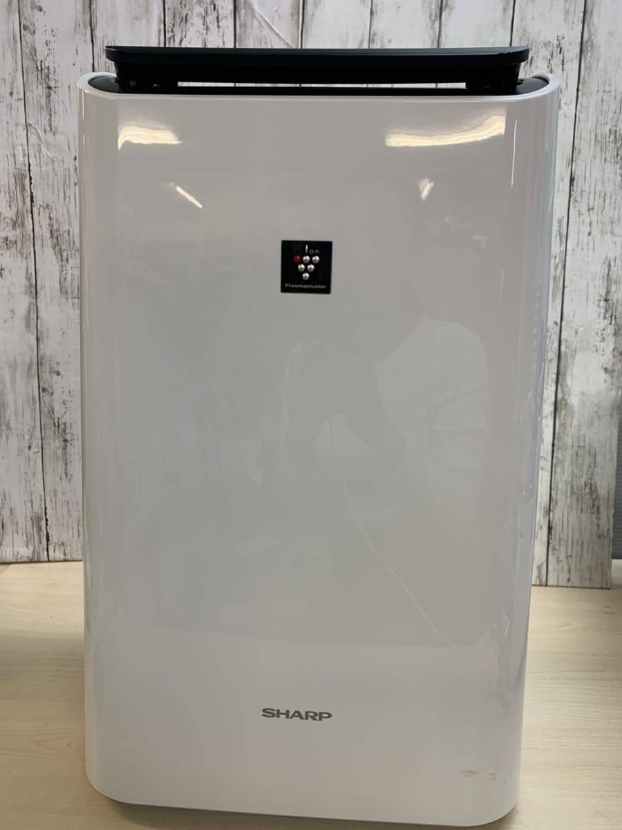 中古品】SHARP 衣類乾燥除湿機 プラズマクラスター CV-G120-W 2018年製 除