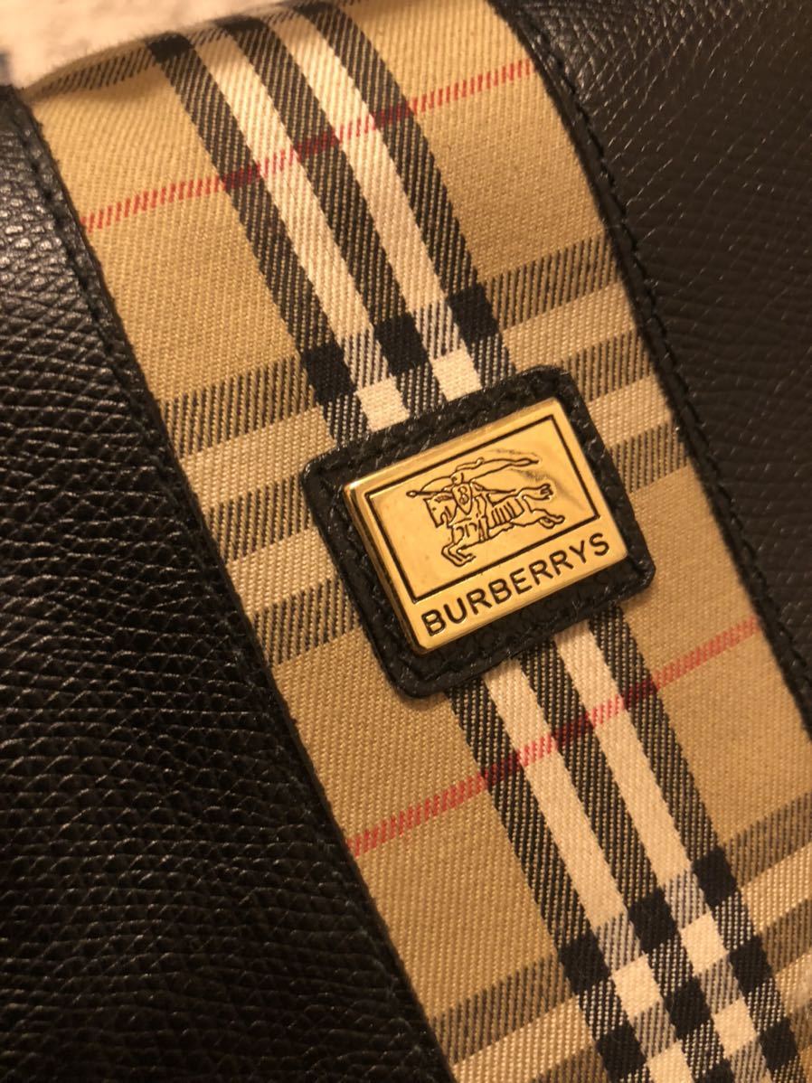 新品タグ付き！デッドストック BURBERRY バーバリー ミニボストン