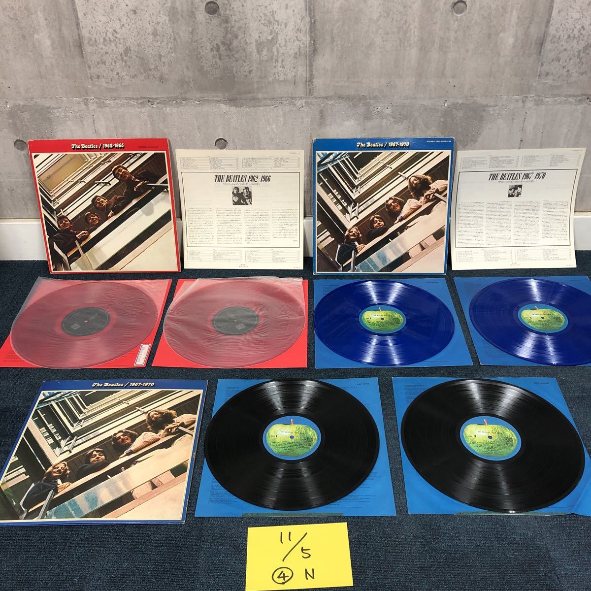 定番人気，豊富な な EC LPレコード 昭和 レトロTHE BEATLES /1962〜1966 赤盤 1967〜1970 青盤 1967〜1970 通常盤 まとめて出品 ビートルズ セット(レコード)｜売買されたオークション情報、yahooの商品情報をアーカイブ公 その他